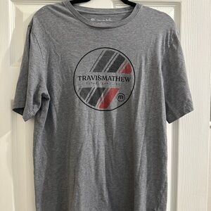Travis Mathew Gray Short Sleeve Tee
